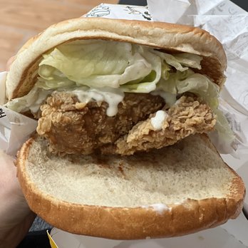 Ace Burger & Crispy Chicken - Spicy Chicken Thigh Burger $4.95 - it was not spicy at all to me - Fast Food Near Me - Brooklyn, New York Ace Burger & Crispy Chicken - Spicy Chicken Thigh Burger $4.95 - it was not spicy at all to me - Fast Food Near Me - Brooklyn, New York