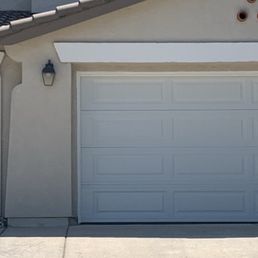 A double and single car garage A double and single car garage