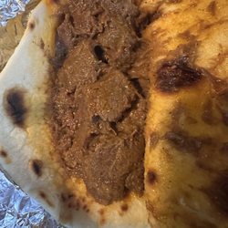 True Texas Tacos - Inside a carne guisada taco