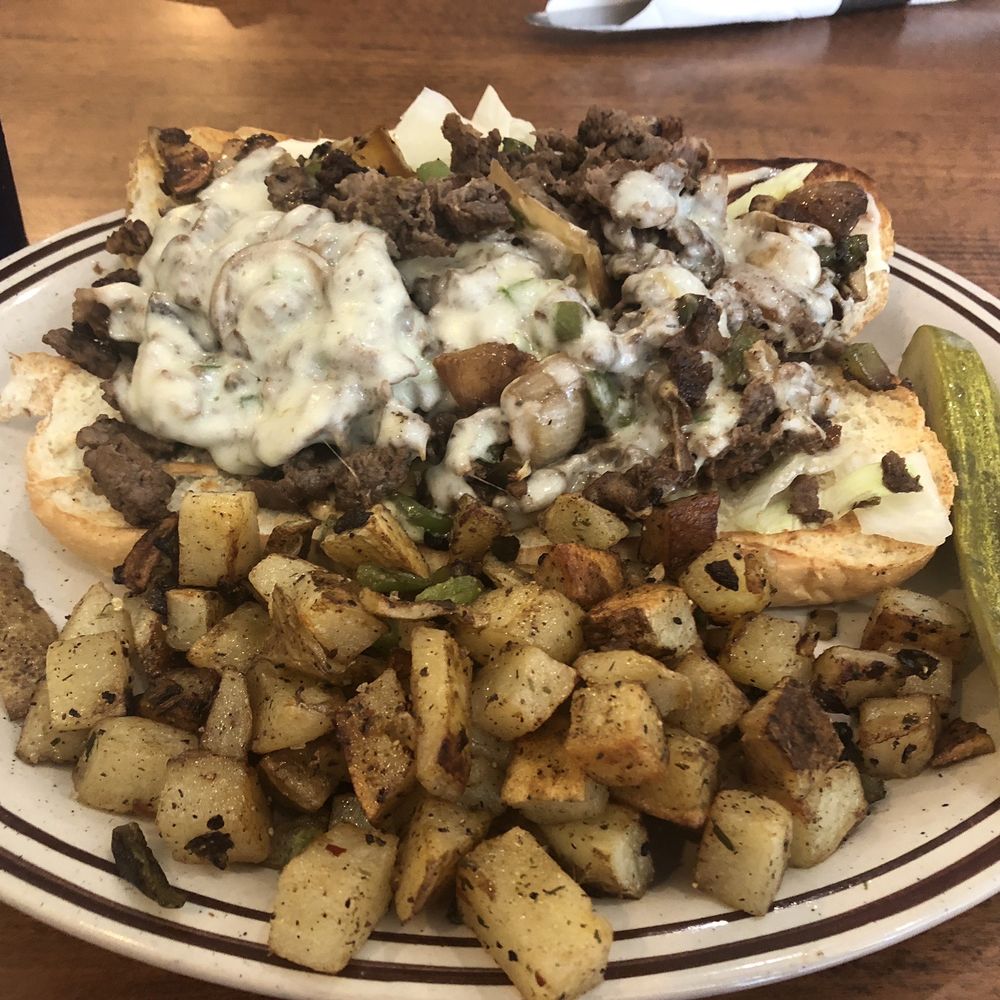 Lucky Dog Cafe - Philly cheesesteak sandwich (no tomato) - Sandwiches Near Me - Winchester, Kentucky Lucky Dog Cafe - Philly cheesesteak sandwich (no tomato) - Sandwiches Near Me - Winchester, Kentucky