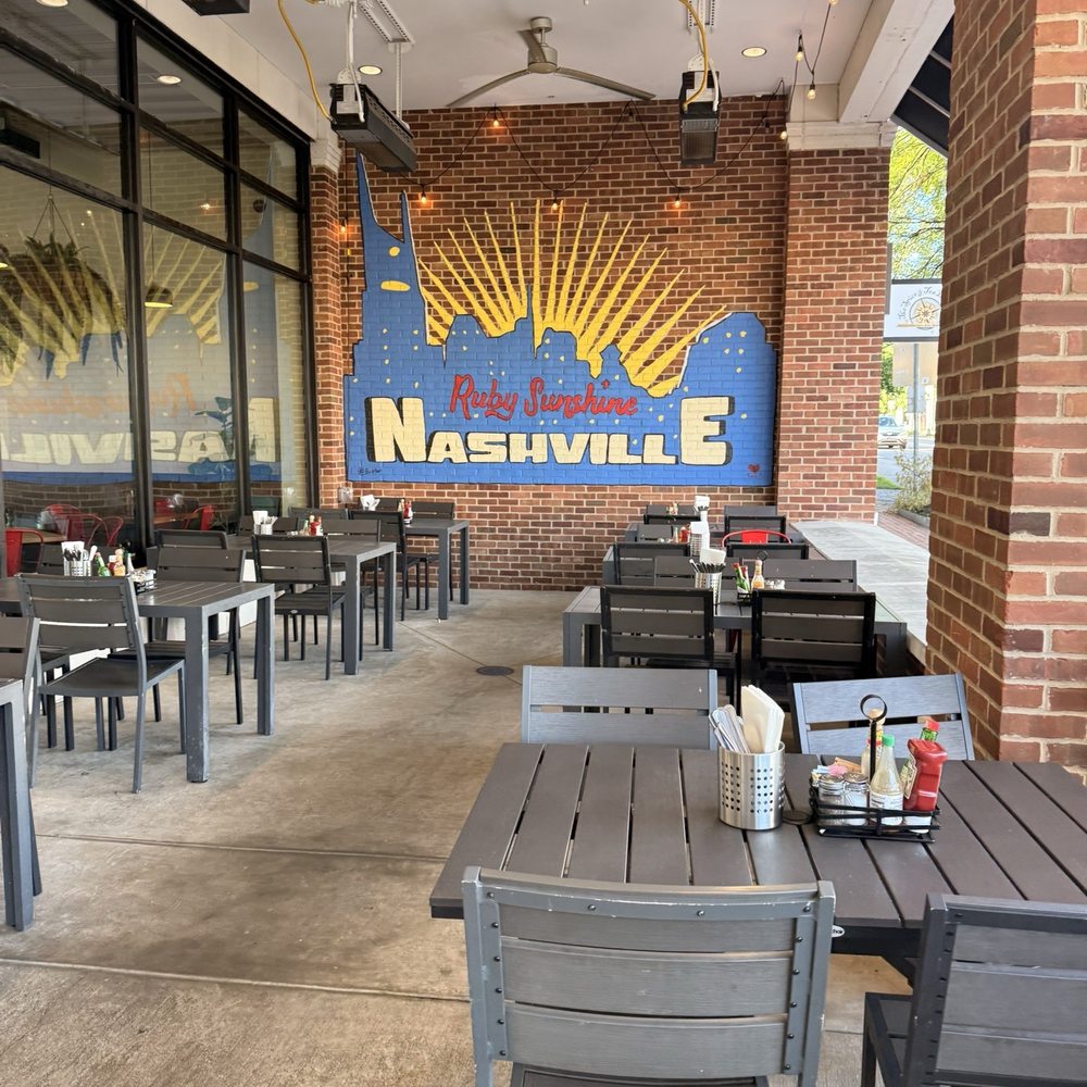 Ruby Sunshine Nashville - Outside patio - Breakfast & Brunch Near Me - Nashville, Tennessee Ruby Sunshine Nashville - Outside patio - Breakfast & Brunch Near Me - Nashville, Tennessee