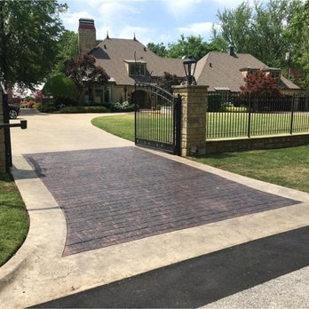 Schneider Concrete - Stamped and colored concrete driveway. - Masonry/Concrete Near Me - Tulsa, Oklahoma Schneider Concrete - Stamped and colored concrete driveway. - Masonry/Concrete Near Me - Tulsa, Oklahoma