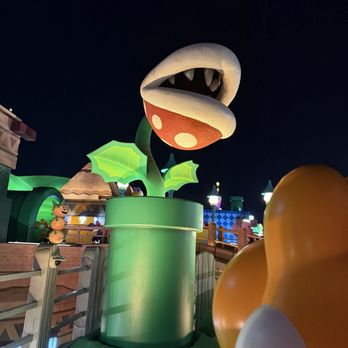 Universal Epic Universe - Piranha Plant on the Yoshi's Adventure - Amusement Parks Near Me - Orlando, Florida