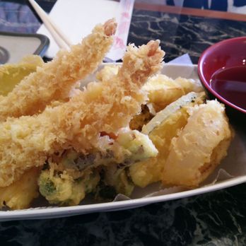 The Frying Pan - Mixed tempura.  Sauce is sweeter/stronger than usual.  I liked it better. - Sushi Bars Near Me - Dixon, California