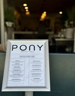 PONY COCKTAILS + KITCHEN by null