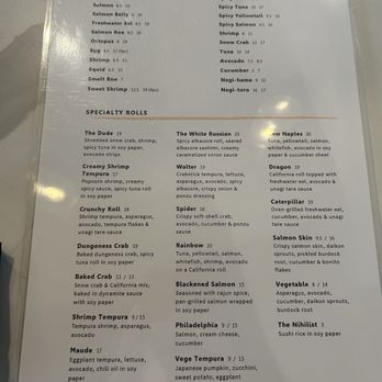 Kihon - Menu - Japanese Near Me - Long Beach, California