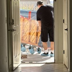 Affordable Piano Moving - Carefully moving piano from sellers house to my house. They even fixed the loose leg free of charge to prevent damage.