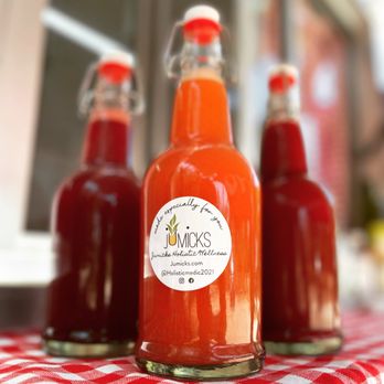 Jumicks Holistic Wellness - three bottles of juice - Juice Bars & Smoothies Near Me - San Antonio, Texas Jumicks Holistic Wellness - three bottles of juice - Juice Bars & Smoothies Near Me - San Antonio, Texas
