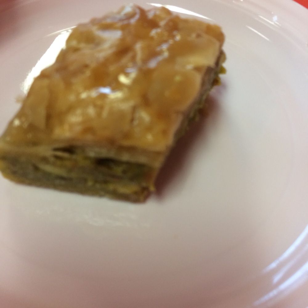 Sultan's Deli - Pistachio baklava- not overly sweat. Just perfect. - Mediterranean Near Me - Apex, North Carolina Sultan's Deli - Pistachio baklava- not overly sweat. Just perfect. - Mediterranean Near Me - Apex, North Carolina