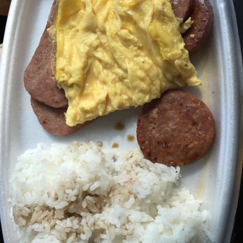 McDonald's - Spam eggs and rice (and Portuguese sausage) - Fast Food Near Me - Kealakekua, Hawaii