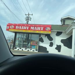 Exterior outside entrance of Division Ave Drive Thru Dairy Mart - Drive through line too long so we went inside! - Levittown, New York Exterior outside entrance of Division Ave Drive Thru Dairy Mart - Drive through line too long so we went inside! - Levittown, New York