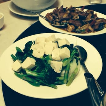 King Yen Restaurant - Won ton soup (finished), steamed veggies with tofu, and garlic eggplant, so good!!:) - Chinese Near Me - Berkeley, California King Yen Restaurant - Won ton soup (finished), steamed veggies with tofu, and garlic eggplant, so good!!:) - Chinese Near Me - Berkeley, California