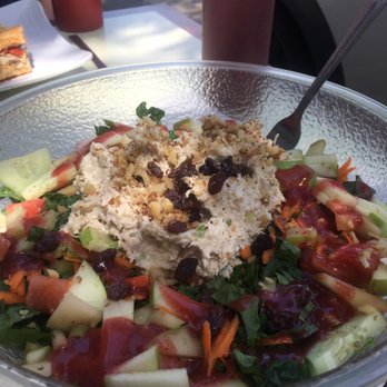 Strawberry Place - Wonderful chicken salad on top of the strawberry place salad - Breakfast & Brunch Near Me - Nyack, New York Strawberry Place - Wonderful chicken salad on top of the strawberry place salad - Breakfast & Brunch Near Me - Nyack, New York