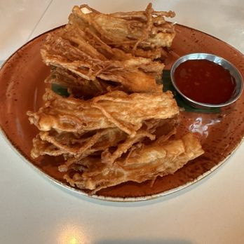 Osha Thai Kitchen - Fried Enoki Mushrooms - Thai Near Me - Houston, Texas