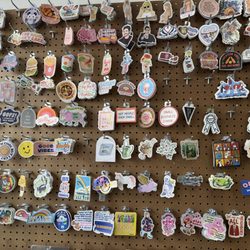 Wall of stickers