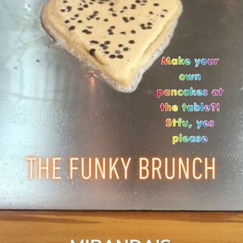The Funky Brunch Cafe - Chocolate chip Pancakes - Breakfast & Brunch Near Me - Savannah, Georgia The Funky Brunch Cafe - Chocolate chip Pancakes - Breakfast & Brunch Near Me - Savannah, Georgia