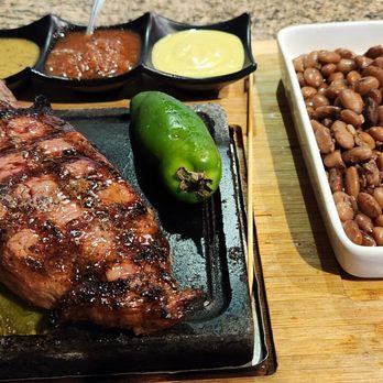 Carbon Mexican Steakhouse - a plate of ribs and beans - New Mexican Cuisine Near Me - Silverdale, Washington