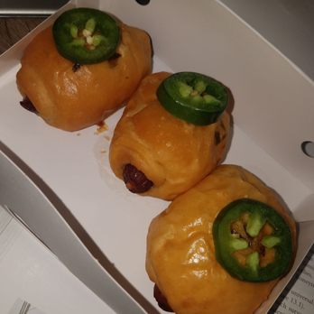 Jarams Donuts - Jalapeno sausage rolls - Donuts Near Me - Dallas, Texas Jarams Donuts - Jalapeno sausage rolls - Donuts Near Me - Dallas, Texas