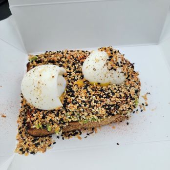 Milkbread - Avocado toast added jammy egg - Donuts Near Me - Charlotte, North Carolina