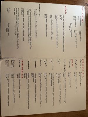 Menu photo 5 2 Amys Neapolitan Pizzeria Washington, DC, DC