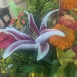 Food Among The Flowers - What I got vs.