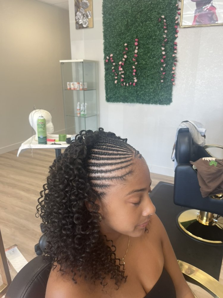 Ruffine Hair Braiding Logo