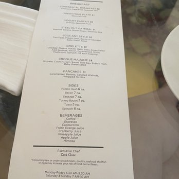 Glass Light - Breakfast menu - New American Near Me - Norfolk, Virginia