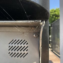 Extra Space Storage - Spider family on key pad, zoom in!