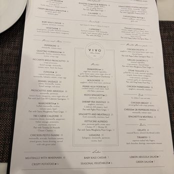 VIVO Italian Kitchen - Menu - Italian Near Me - Universal City, California VIVO Italian Kitchen - Menu - Italian Near Me - Universal City, California