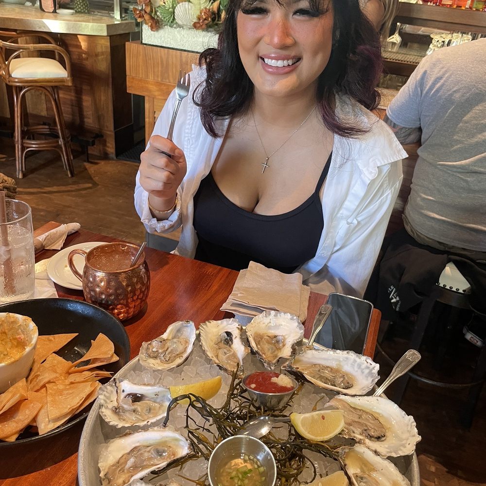 FishBar - My sister and the mini oyster fork. What is this girl's obsession with mini things?? - Seafood Near Me - Manhattan Beach, California FishBar - My sister and the mini oyster fork. What is this girl's obsession with mini things?? - Seafood Near Me - Manhattan Beach, California