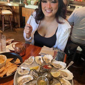 FishBar - My sister and the mini oyster fork. What is this girl's obsession with mini things?? - Seafood Near Me - Manhattan Beach, California FishBar - My sister and the mini oyster fork. What is this girl's obsession with mini things?? - Seafood Near Me - Manhattan Beach, California