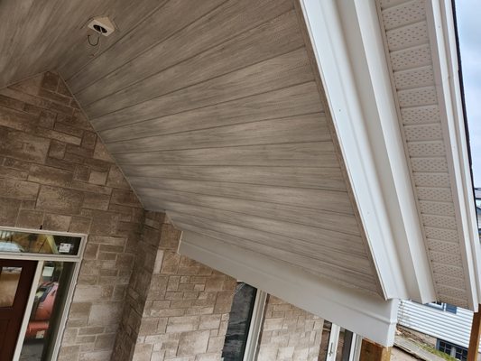 Various Soffit Products - Showcasing some of our soffit product options. We offer, PVC, Steel & Aluminum soffits with look alike wood grain colors, as well as regular aluminum and vinyl soffit. Various Soffit Products - Showcasing some of our soffit product options. We offer, PVC, Steel & Aluminum soffits with look alike wood grain colors, as well as regular aluminum and vinyl soffit.