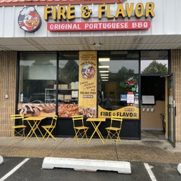 Exterior outside entrance of Fire & Flavor Grill - Front of the store - Metuchen, New Jersey Exterior outside entrance of Fire & Flavor Grill - Front of the store - Metuchen, New Jersey