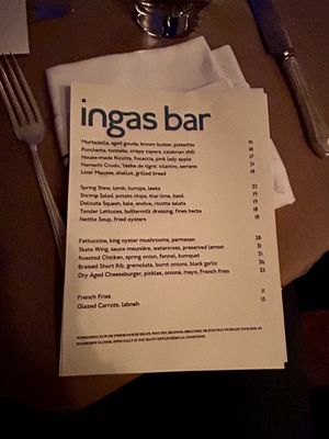 Menu photo 1 Ingas Bar Brooklyn, NY
