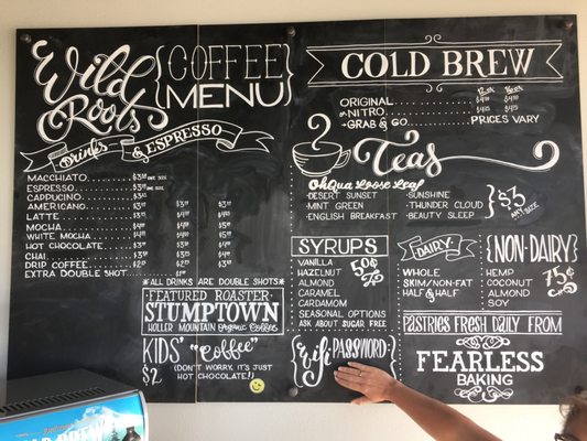 Menu photo 2 WildRoots Coffee House Bend, OR