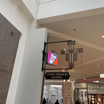 Saint Francis Chapel - Sign of Christ next to D and D. Haha - Churches Near Me - Boston, Massachusetts