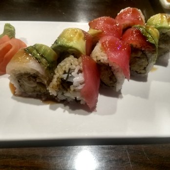 Daiwa Sushi - Believe this is the godzilla roll (might be mixing it with the other pic) - Sushi Bars Near Me - Norfolk, Virginia