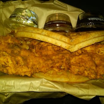 Bruxie - Buttermilk fried chix waffle sandwich - Sandwiches Near Me - Orange, California Bruxie - Buttermilk fried chix waffle sandwich - Sandwiches Near Me - Orange, California