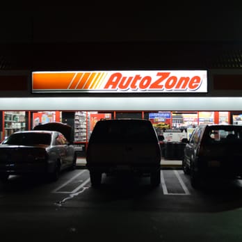 Autozone - 1/19/16 - AutoZone at night after I got my left headlight bulb replaced by Ronnie. Thanks, Autozone for the great service! - Auto Parts & Supplies Near Me - Long Beach, California