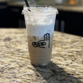 Waygood Coffee - Large Iced Luck of the Irish with Oat Milk - Coffee & Tea Near Me - Pearland, Texas Waygood Coffee - Large Iced Luck of the Irish with Oat Milk - Coffee & Tea Near Me - Pearland, Texas