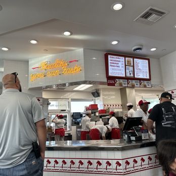 In-N-Out Burger - The order counter - Burgers Near Me - Compton, California
