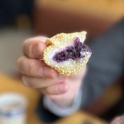 Peter Chang - Sesame ball w/purple potato