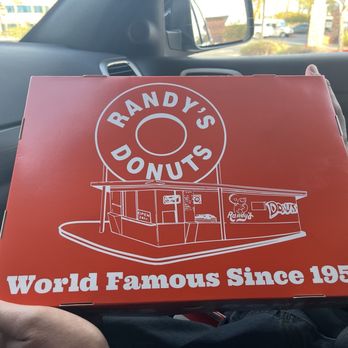 Randy's Donuts - The box. - Donuts Near Me - Las Vegas, Nevada Randy's Donuts - The box. - Donuts Near Me - Las Vegas, Nevada
