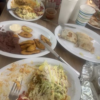 Maya's Cafe - Plantain, chicken enchiladas and revueltas - Latin American Near Me - San Jose, California