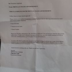 Stillman Bank - This is the letter  I received  from  scammers.
