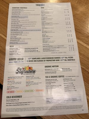 Menu photo 2 True Food Kitchen Miami, FL