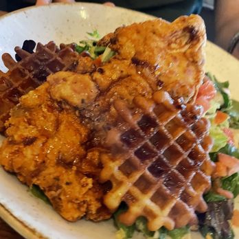 Lazy Dog Restaurant & Bar - new Hot Honey Chicken Waffle Salad - New American Near Me - Concord, California Lazy Dog Restaurant & Bar - new Hot Honey Chicken Waffle Salad - New American Near Me - Concord, California