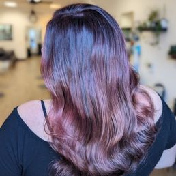 Hair colored and styled by Andi