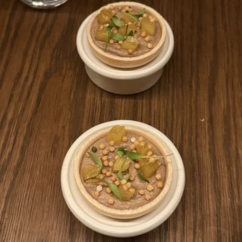 Yeobo Darling - Chicken liver mousse tart - Taiwanese Near Me - Menlo Park, California Yeobo Darling - Chicken liver mousse tart - Taiwanese Near Me - Menlo Park, California