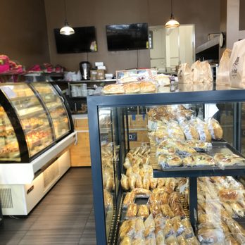 Harvest Wheat Field Bakery - Interior and cashier in the back - Bakeries Near Me - San Francisco, California